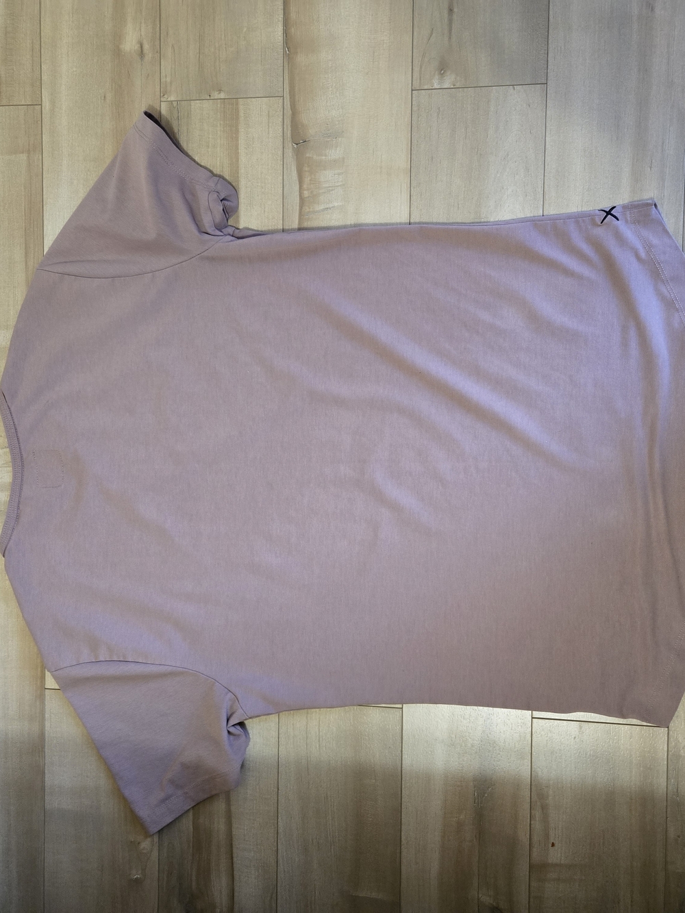 Cuts Clothing Men’s Medium AO Curve-Hem Short Sleeve Tee | Rosewood Mauve - Picture 8 of 8